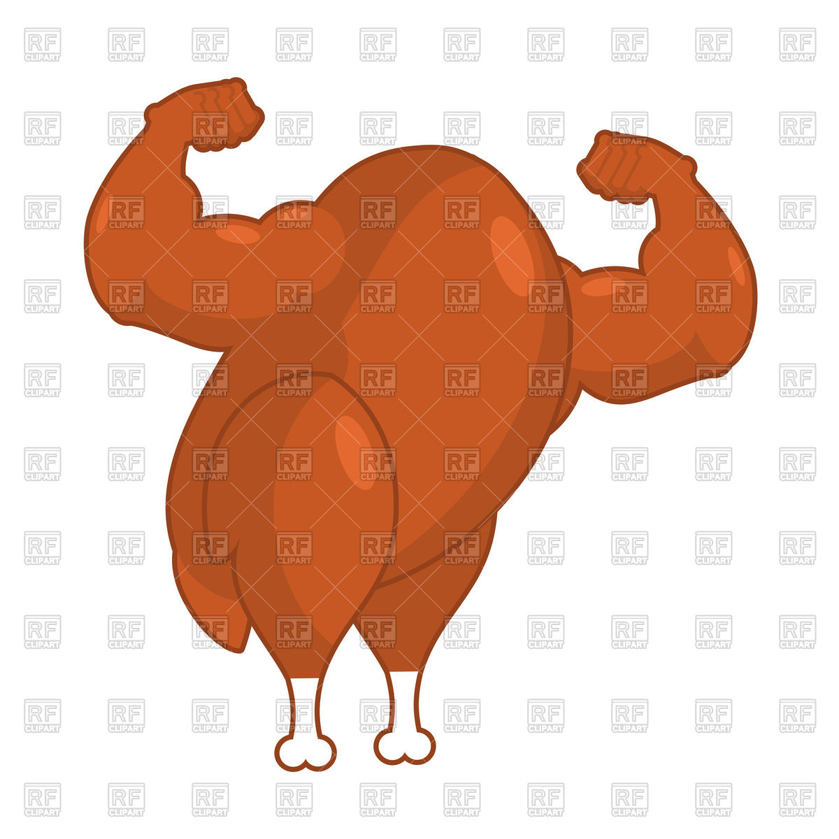 1200x1200 Strong Roasted Turkey Vector Image Of Conceptual Maryvalery