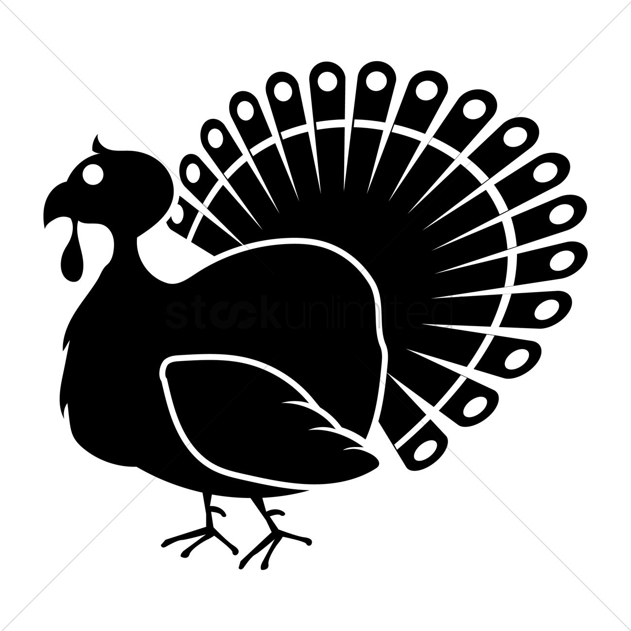 1300x1300 Turkey Vector Image