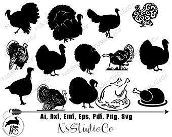 340x270 Turkey Vector Etsy
