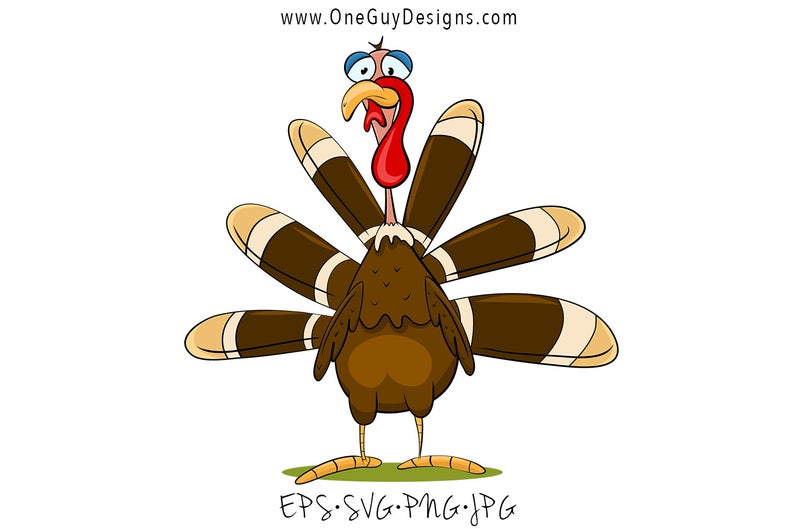 794x529 Hand Drawn Cartoon Turkey Vector Illustration Png Etsy