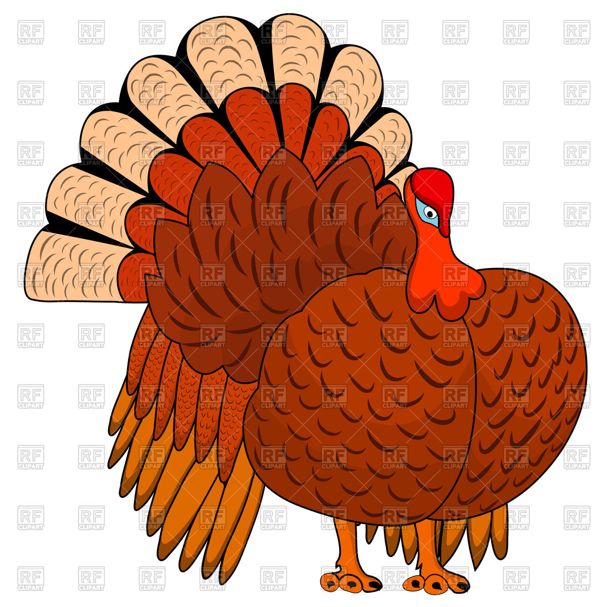 1200x1200 Thanksgiving Day Turkey Vector Image Of Plants And Animals