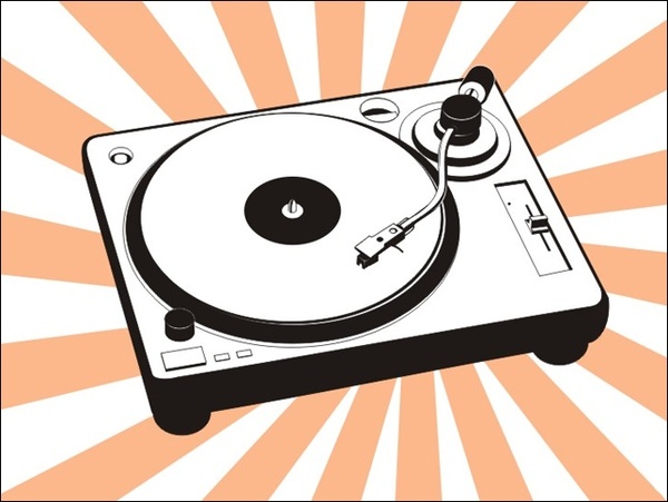 Turntable Free Vector In Coreldraw Cdr 600x451 Turntable Free Vector In Coreldraw Cdr