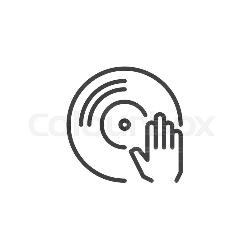 Vinyl Player Outline Icon Linear Stock Vector Colourbox 800x800 Vinyl Player Outline Icon Linear Stock Vector Colourbox