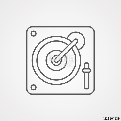 Turntable Vector Icon Stock Image And Royalty Free Vector 500x500 Turntable Vector Icon Stock Image And Royalty Free Vector