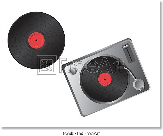 Free Art Print Of Vinyl Disc And Turntable 560x470 Free Art Print Of Vinyl Disc And Turntable