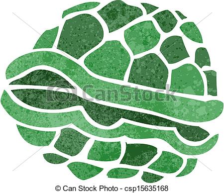 450x388 Retro Cartoon Turtle Shell Retro Cartoon Illustration On Clip