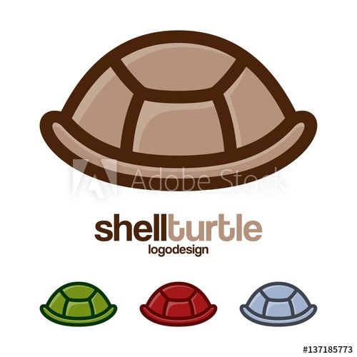 500x500 Shell Turtle Logo Design Vector