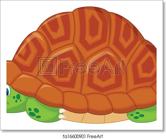 560x470 Free Art Print Of Turtle Cartoon Hiding In His Shell Vector