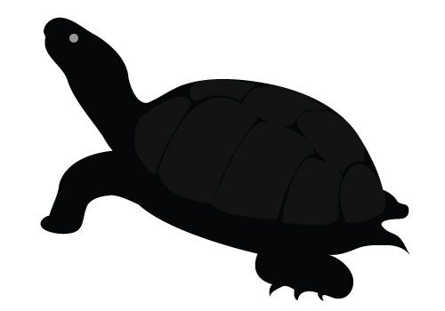 Turtle Silhouette Vector at Vectorified.com | Collection of Turtle ...