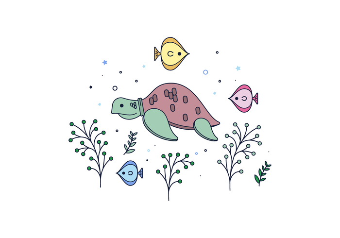 Turtle Free Vector Art 700x490 Turtle Free Vector Art