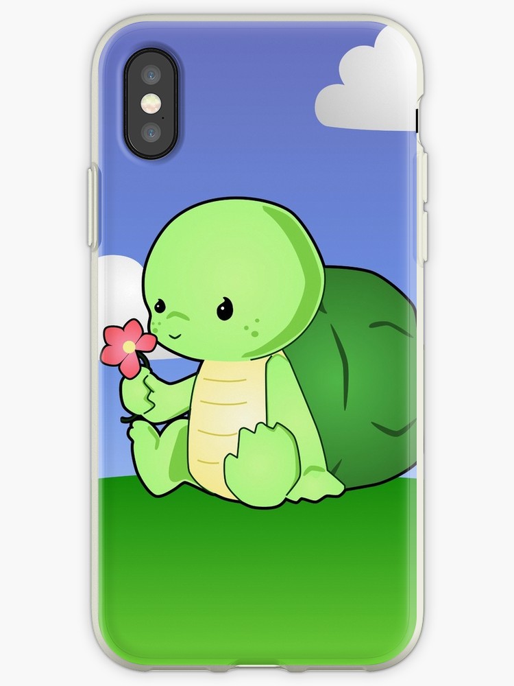 Cute Baby Turtle Vector Drawing Iphone Case Cover 750x1000 Cute Baby Turtle Vector Drawing Iphone Case Cover