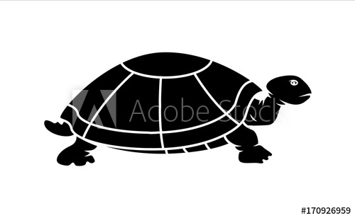 500x308 Turtle Vector Silhouette