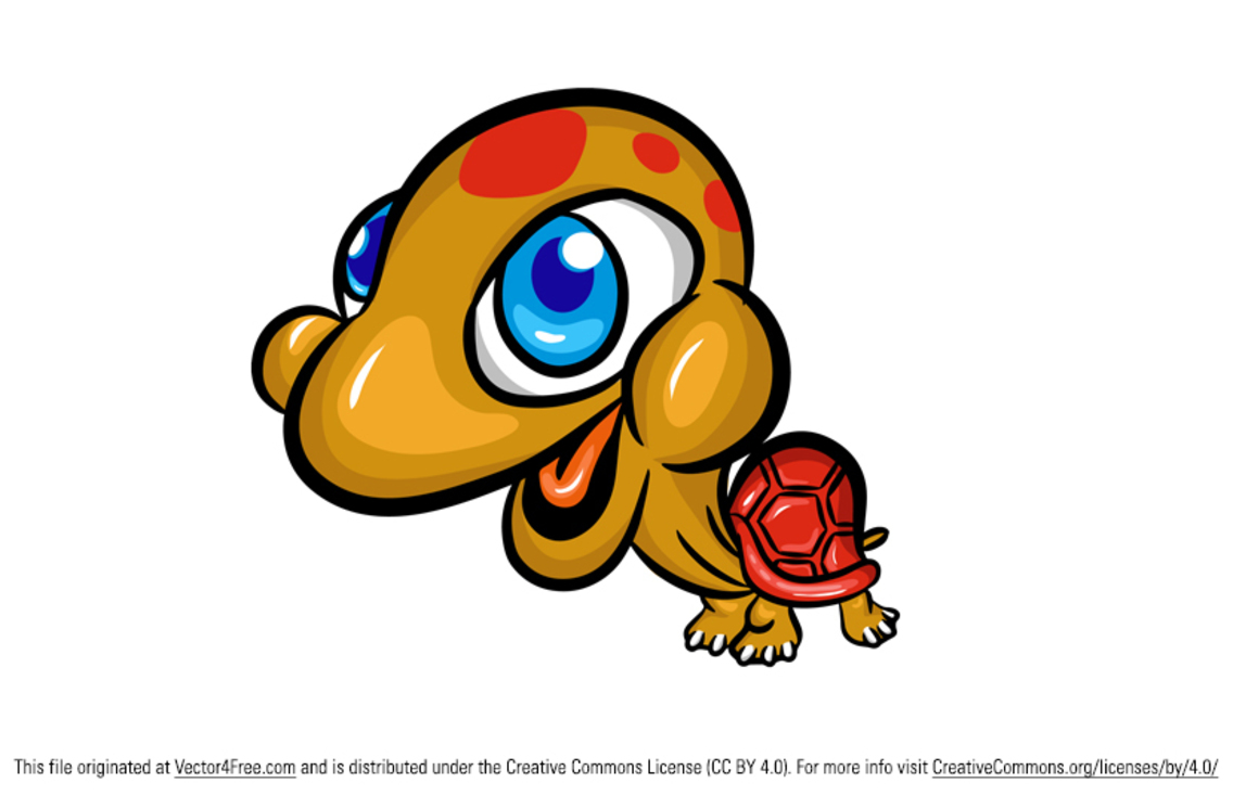 1136x734 Free Baby Turtle Vector