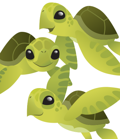 385x445 Cute Baby Sea Turtles Vector Turtles Hawaiian Sea Turtle