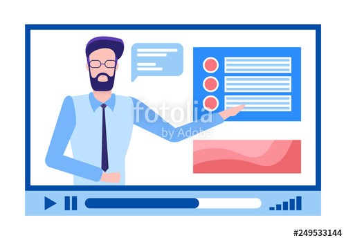500x347 Online Courses Male In Glasses With Beard Explaining Material