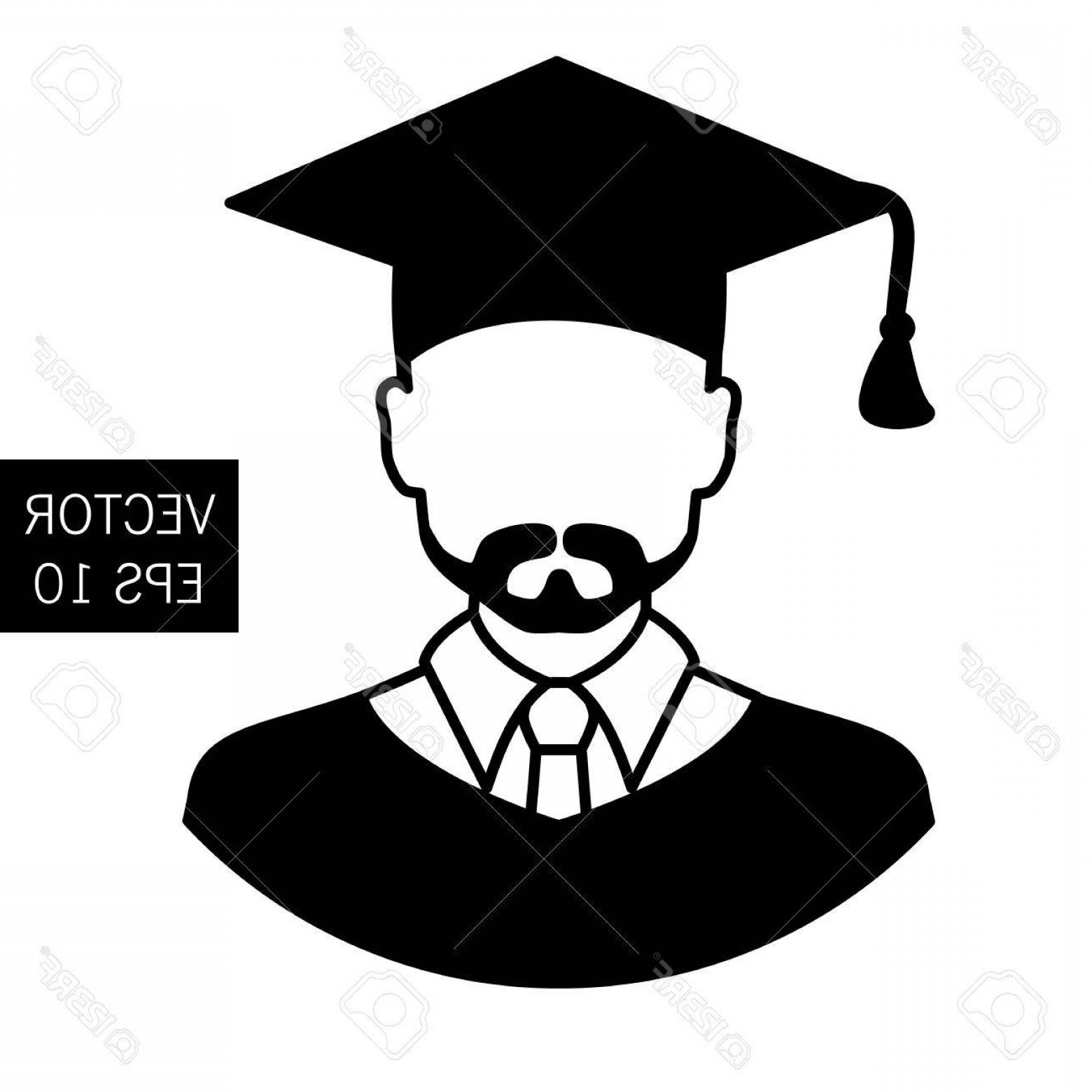 1560x1560 Photostock Vector Icon Graduation Teacher Tutor Graduation Icon