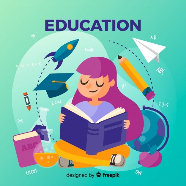 626x626 Lovely Education Concept With Flat Design Free Vector School