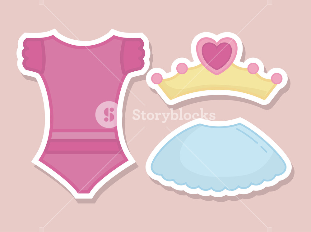 Ballet Dress And Tutu Icon Over Pink Background Colorful Design 1000x748 Ballet Dress And Tutu Icon Over Pink Background Colorful Design