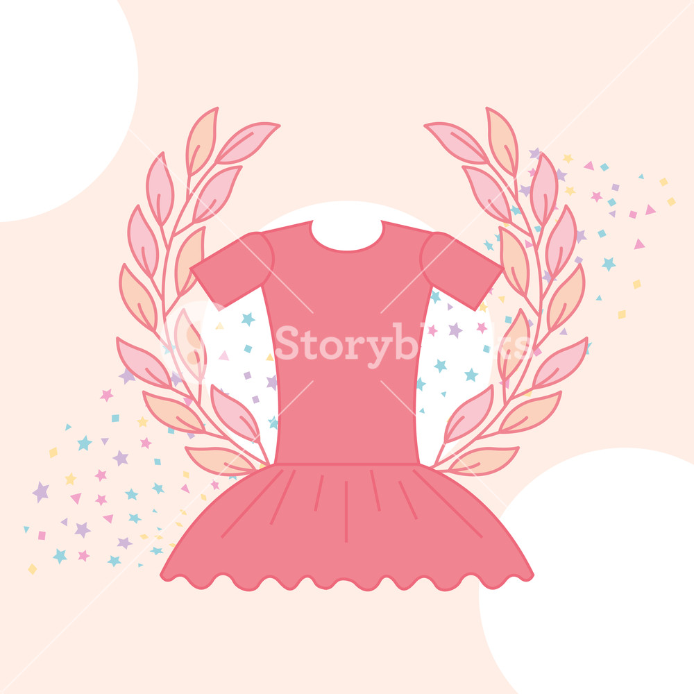 Cute Pink Tutu Ballet Emblem Stars Vector Illustration Royalty 1000x1000 Cute Pink Tutu Ballet Emblem Stars Vector Illustration Royalty