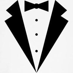 Tuxedo Silhouette Vector at Vectorified.com | Collection of Tuxedo ...