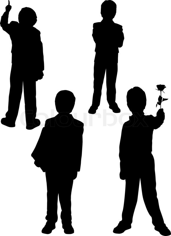 580x800 Silhouette Of A Man In A Tuxedo Stock Vector Colourbox