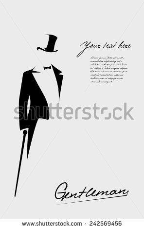 296x470 Silhouette Of A Gentleman In A Tuxedo