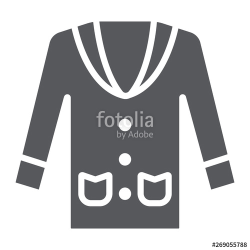 500x500 Tuxedo Glyph Icon, Clothes And Man, Suit Sign, Vector Graphics