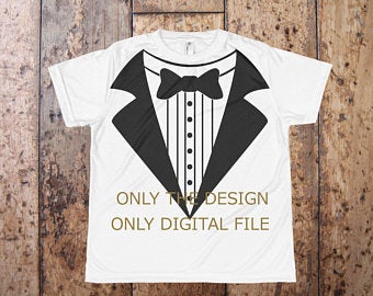 340x270 Tuxedo Shirt Etsy