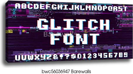 Retro Pixel Art Font On Display With Tv Noise Glitch Effect 453x252 Retro Pixel Art Font On Display With Tv Noise Glitch Effect