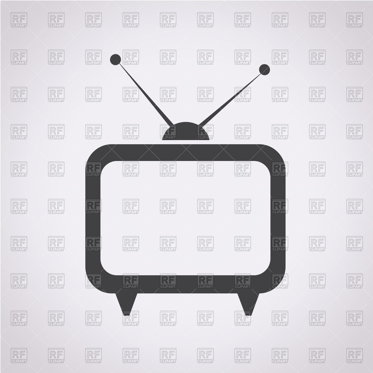 1200x1200 Tv Icon Vector Image Of Signs, Symbols, Maps Tumdee