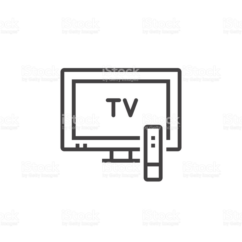 1024x1024 Tv Vector Icon