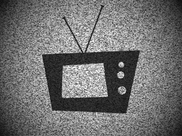 600x450 Tv Silhouette Vector Material Free Download Web