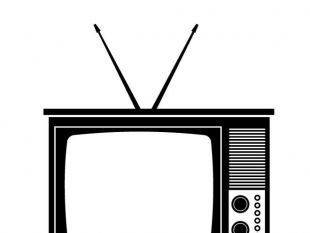 310x233 Tv Set Silhouette Free Vector Free Vectors Ui Download