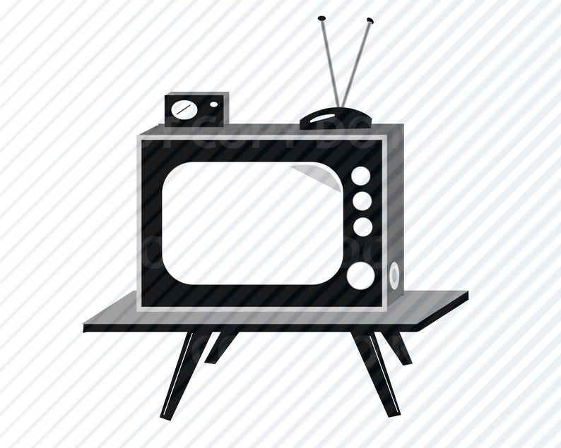 794x635 Vintage Tv For Cricut Vector Images Clipart Etsy