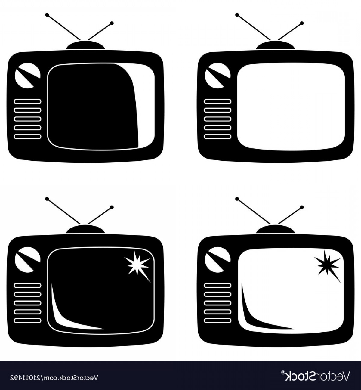 1200x1296 Vintage Tv Vector Hoodamath