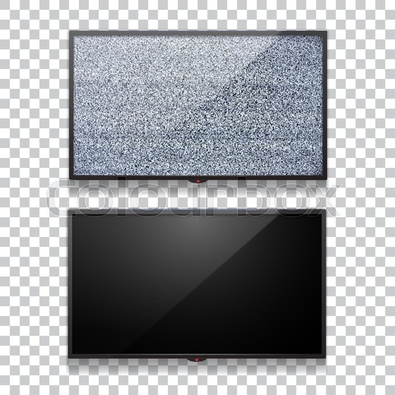 800x800 Realistic Flat Lcd Television Vector Stock Vector Colourbox