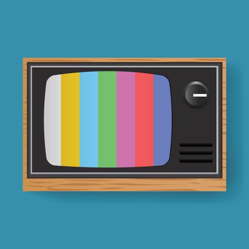 490x490 Retro Television Tv Entertainment Media Icon Illustration Vector