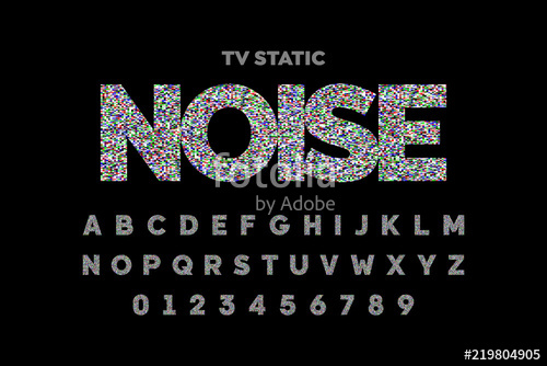 500x334 Tv Static Noise Effect Font Design Stock Image And Royalty Free