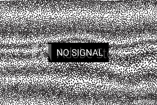 500x334 Tv No Signal Static Screen Full Hd Resolutions Vector