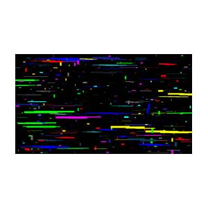 300x300 Creative Vector Illustration Of Tv Screen Glitch Noise Texture