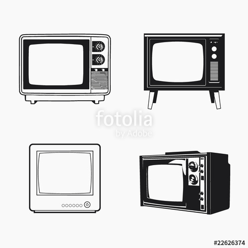 Old Tv Stock Image And Royalty Free Vector On Fotolia 500x500 Old Tv Stock Image And Royalty Free Vector On Fotolia