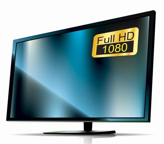 Full Hd Tv Vector 550x482 Full Hd Tv Vector