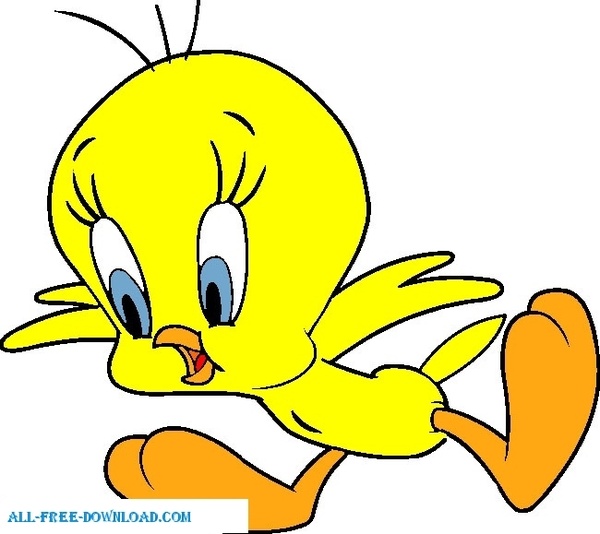 600x534 Tweety Free Vector In Encapsulated Postscript