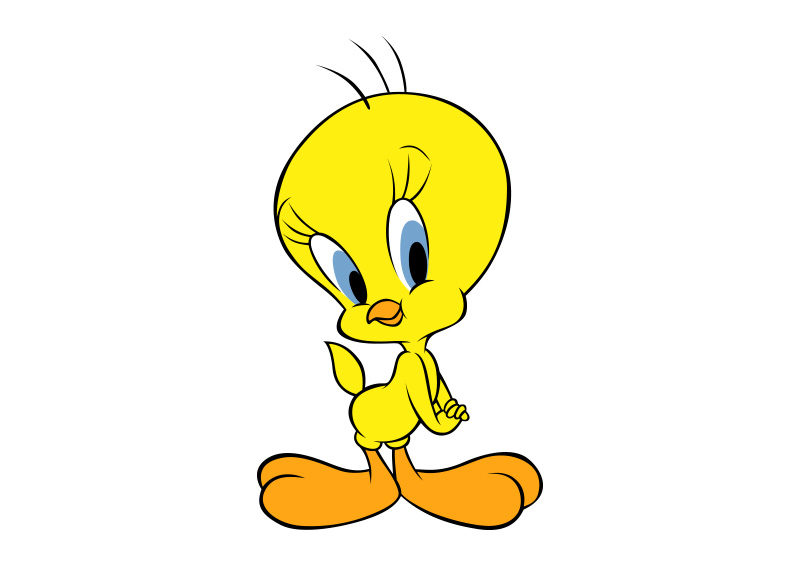 800x566 Tweety Bird Vector