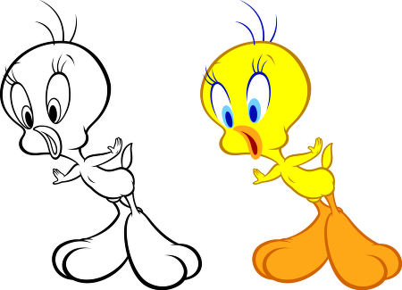 450x325 Tweety Bird Vector Logo