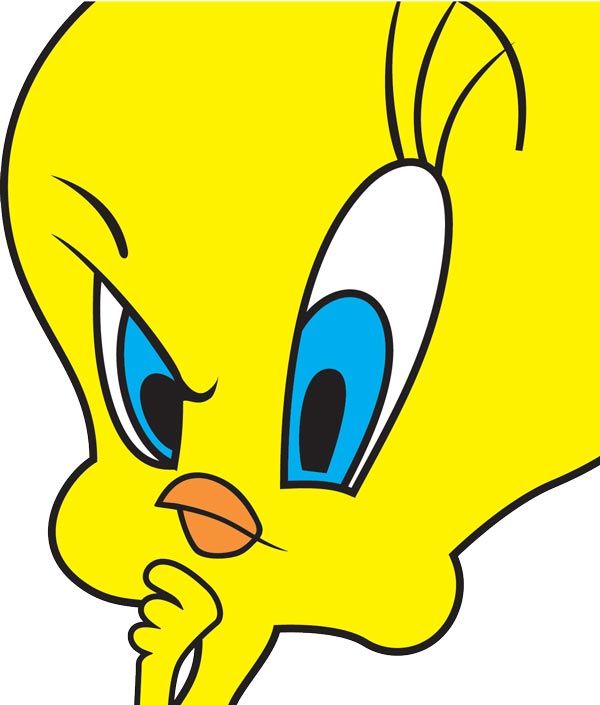 600x705 Tweety Bird Vector Cartoon Tweety Bird Cartoon Birds, Tweety