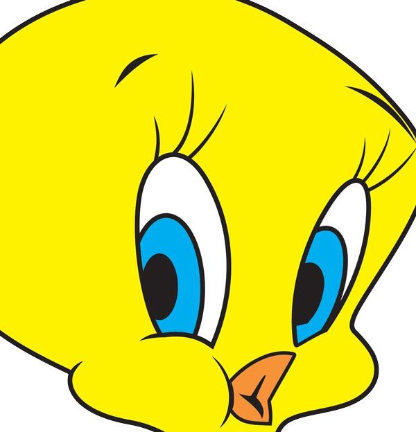 600x624 Tweety Bird Vector Cartoon Tweety Bird Tweety, Cartoon Birds
