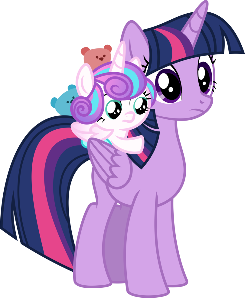 Twilight Sparkle And Flurry Heart Vector 810x986 Twilight Sparkle And Flurry Heart Vector