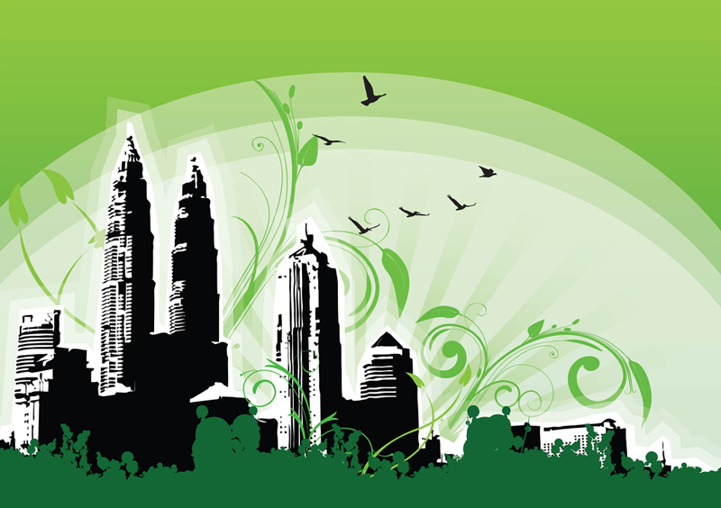 Petronas Twin Towers Illustration Vector Art Graphics 800x564 Petronas Twin Towers Illustration Vector Art Graphics