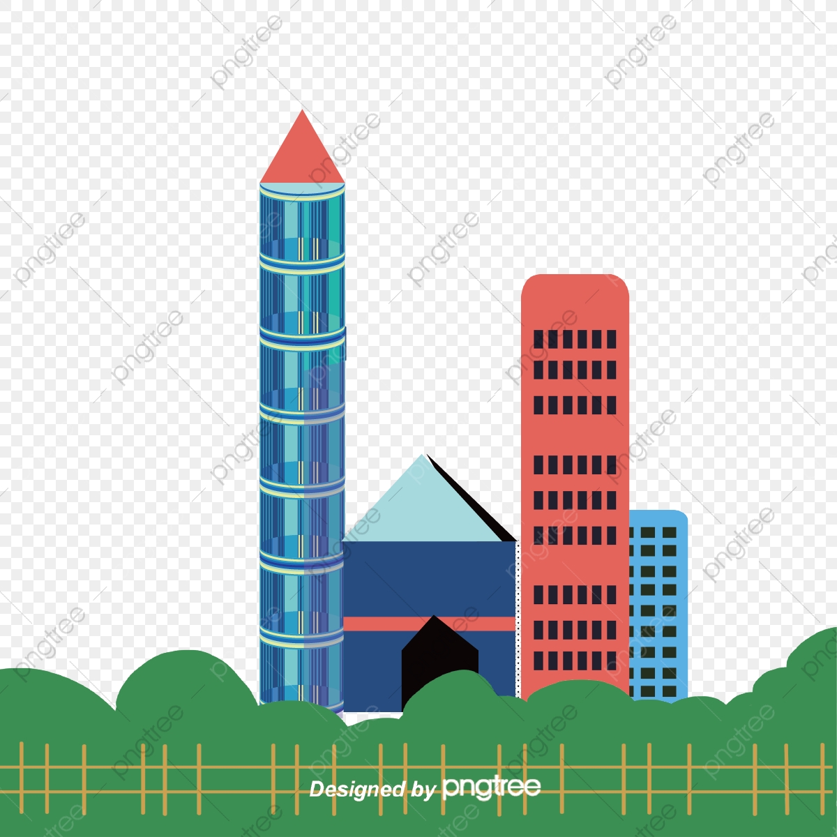 Twin Towers, Building, Vector Png And Vector With Transparent 1200x1200 Twin Towers, Building, Vector Png And Vector With Transparent